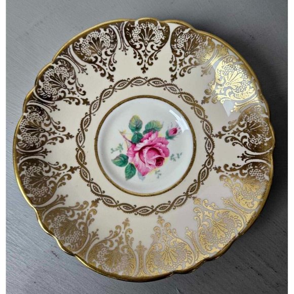 Paragon Tea cup and Saucer by appointment of her royal majesty, rose gold, 1940s - Picture 8 of 9